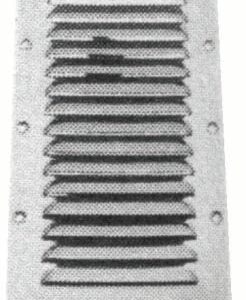 SS Louvered Vent 230 x 115mm AISI 316