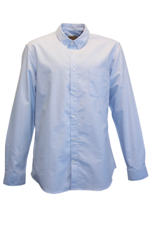 Maindeck Oxford Cotton Shirt-Light Blue-Gents-XS
