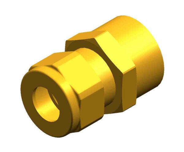 Adaptor 1/2"bsp Male - 10mm Compression fitting (Brass) - OEM