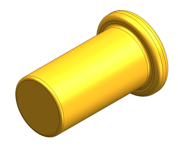 22mm End Stop Brass (OEM)