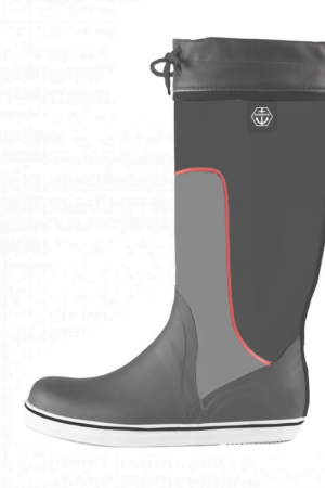 Maindeck tall grey rubber boot Size 8