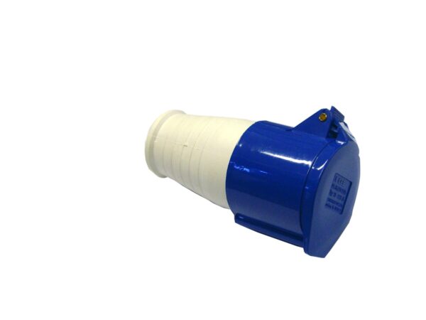 Industrial Connector (Female) 32A 220- 250VAC 2P+E IP44 Blue