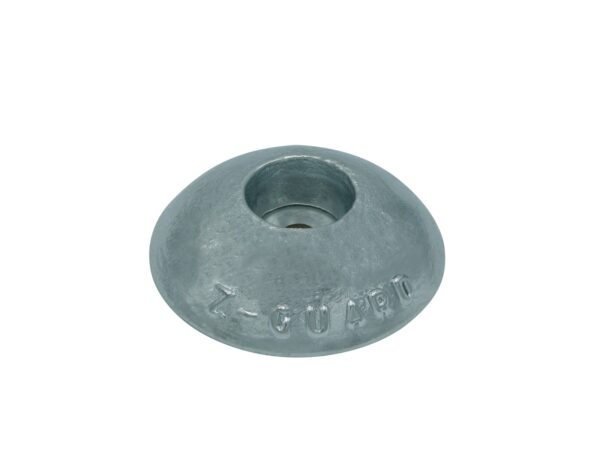 Zinc Hull Anode DISC 1 KGS NOM NET WEIGHT 100MM DIA