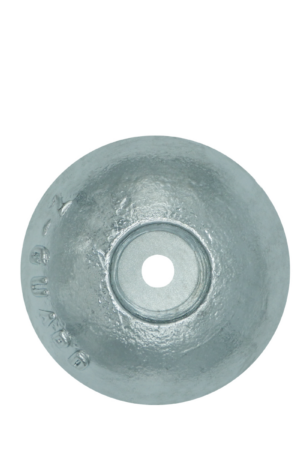Aluminium Hull Anode Bolt on disc 140MM dia. KIT