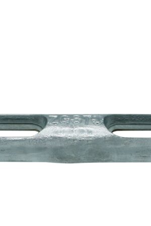Zinc Hull Anode 2.65 KGS NOM NET WEIGHT 110-210mm Bolt Centres