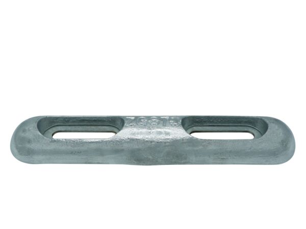 Zinc Hull Anode 2.65 KGS NOM NET WEIGHT 110-210mm Bolt Centres