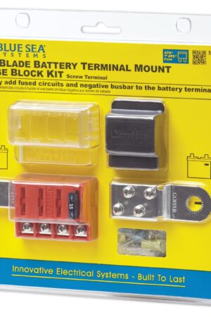 ST Blade Battery Terminal Mount Fuse Block Kit