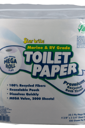 Toilet Tissue Marine/RV 2ply (500/s)4pk