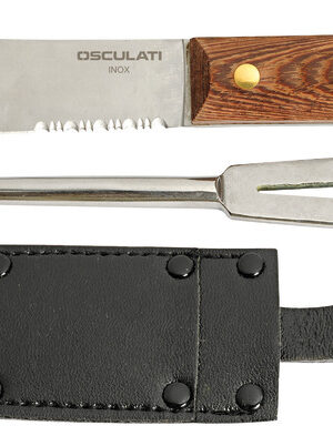 Set: SS Knife + Marlin Spike + Leather Cover (x1)