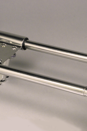 Deluxe Shorty Dual Trumpet Horn 16"