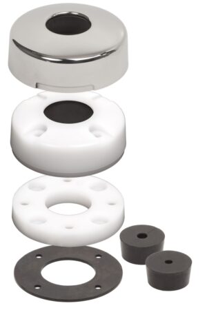 CableClam .825 in SS Cover PreDrilled