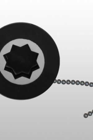 Cap with O ring and small chain for fibreglass deck filler (Blister)