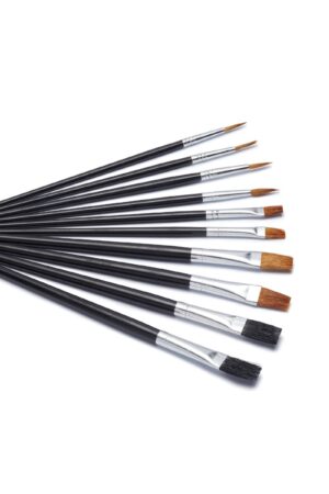 10 PACK HARRIS FLAT ARTIST PAINT BRUSH