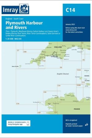 Imray Chart C14: Plymouth Harbours and Rivers
