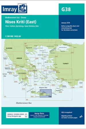 Imray Chart G38 Nísos Kríti (East)