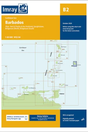 Imray Chart B2 Barbados