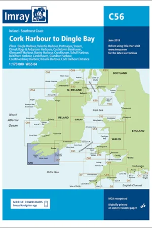 Imray Chart C56 Cork Harbour to Dingle Bay