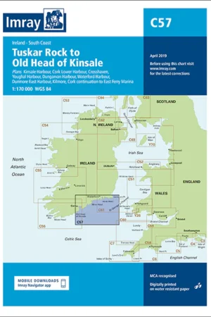 Imray Chart C57 Tuskar Rock to Old Head of Kinsale