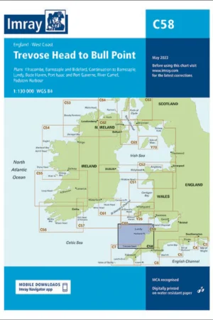 Imray Chart C58 Trevose Head to Bull Point