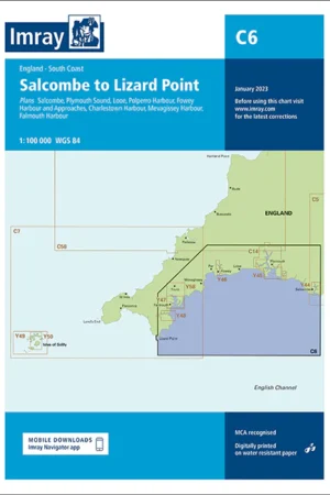 Imray Chart C6 Salcombe to Lizard Point
