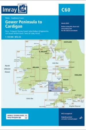 Imray Chart C60 Gower Peninsula to Cardigan