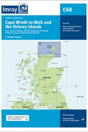 Imray Chart C68 Cape Wrath to Wick and the Orkney Islands