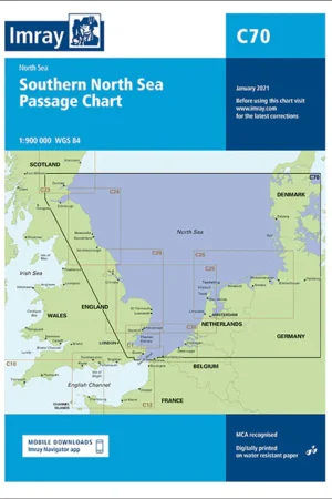 Imray Chart C70 Southern North Sea Passage Chart