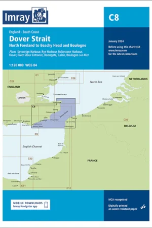 Imray Chart C8 Dover Strait