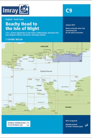 Imray Chart C9 Beachy Head to Isle of Wight