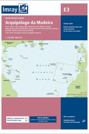Imray Chart E3 Arquipélago da Madeira