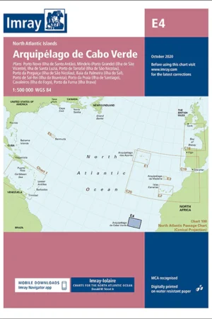 Imray Chart E4 Arquipélago de Cabo Verde