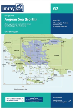 Imray Chart G2 Aegean Sea (North)