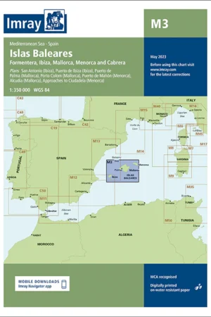 Imray Chart M3 Islas Baleares